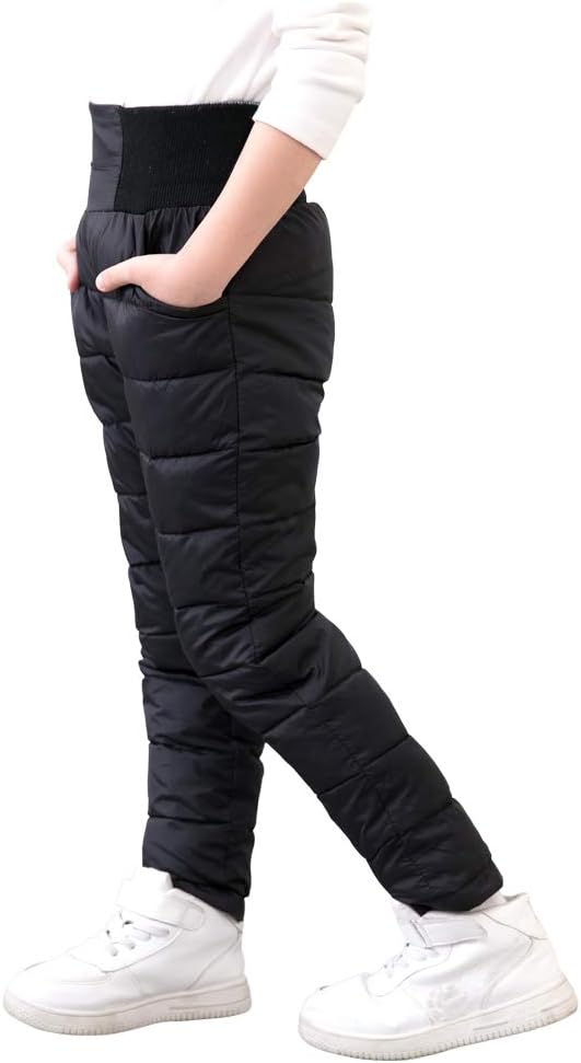 Girls Boys Snow Pants 2-9 Years old Thick Winter Warm Pants Girl Activewear Clothes