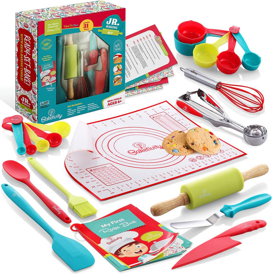 1-Piece Kids Baking Tools Set – Real Cooking Utensils for Children – Safe